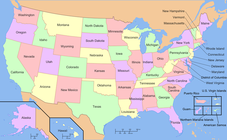 US States By Population 2025 Most And Least Populated US States US Map 